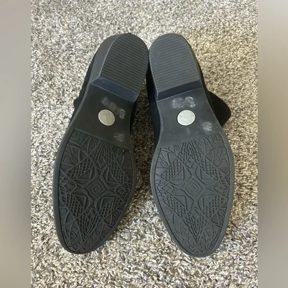 Ruff Hewn Easton black suede leather pull on boots size 10 - Picture 5 of 9